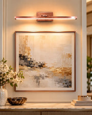 Rose Gold Linear LED Display Wall Light - 12 Watt