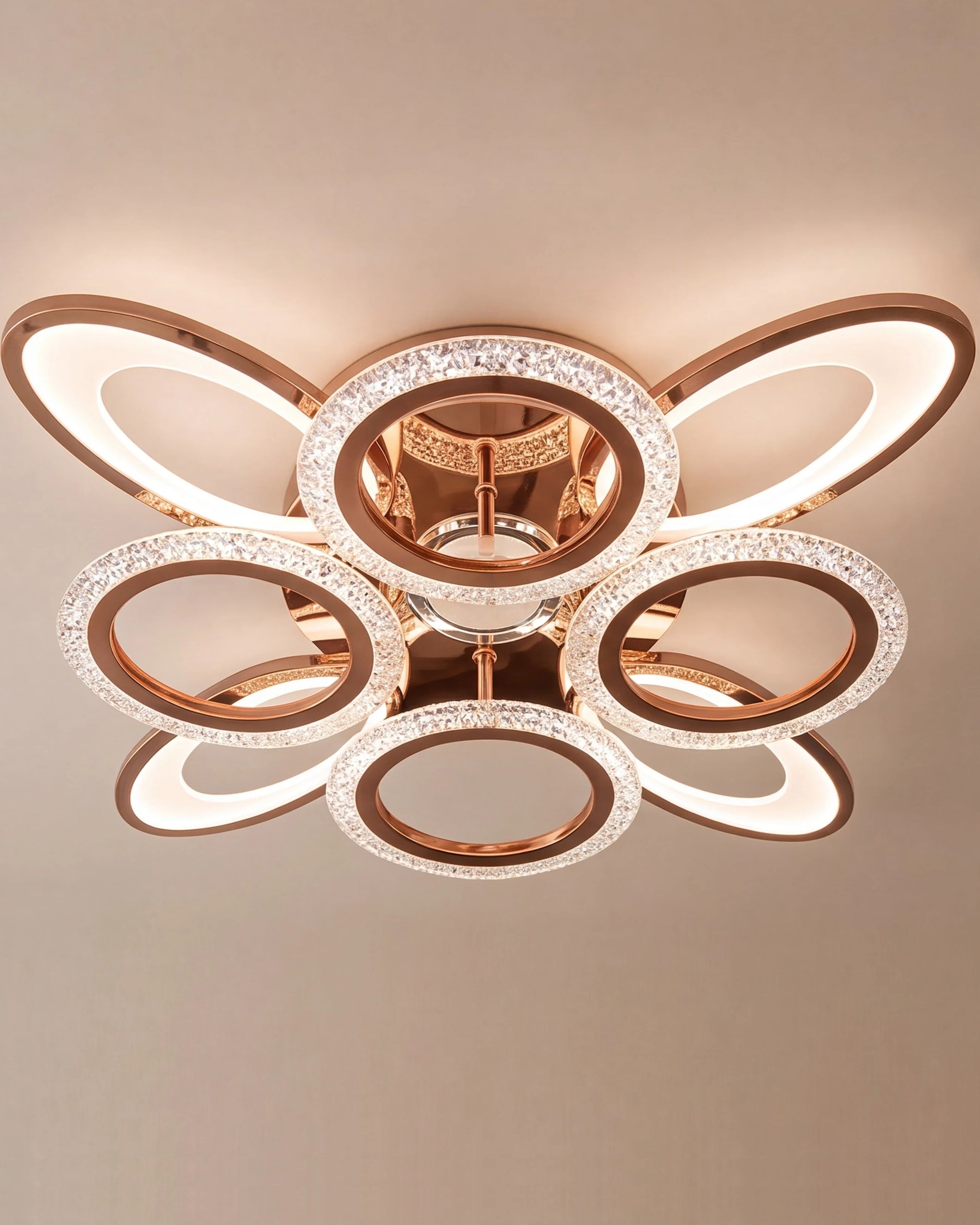 Butterfly Rings LED Ceiling Light 