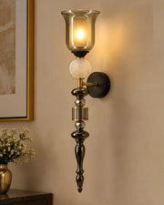 Elara Nocturne Sculptural Wall Light - Smoke
