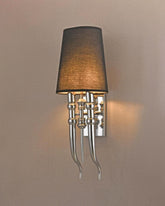 Elephant Tusk Wall Light - Silver 