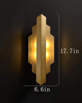 Postmodern Golden Wall Light - The Decor Kart 