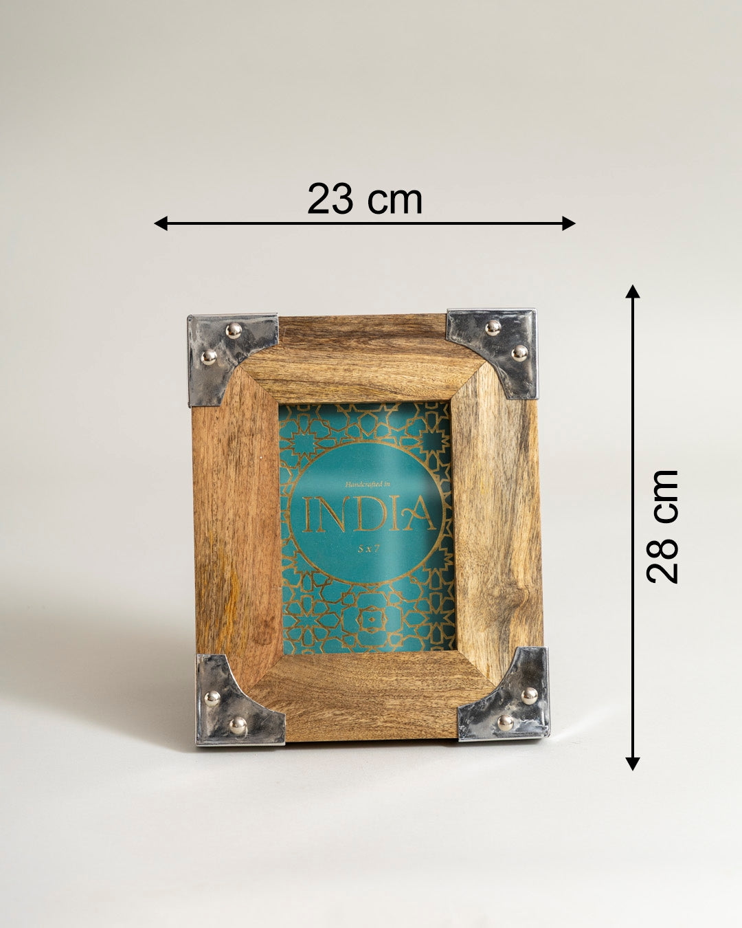 Metal Corner Accent Photo Frame 