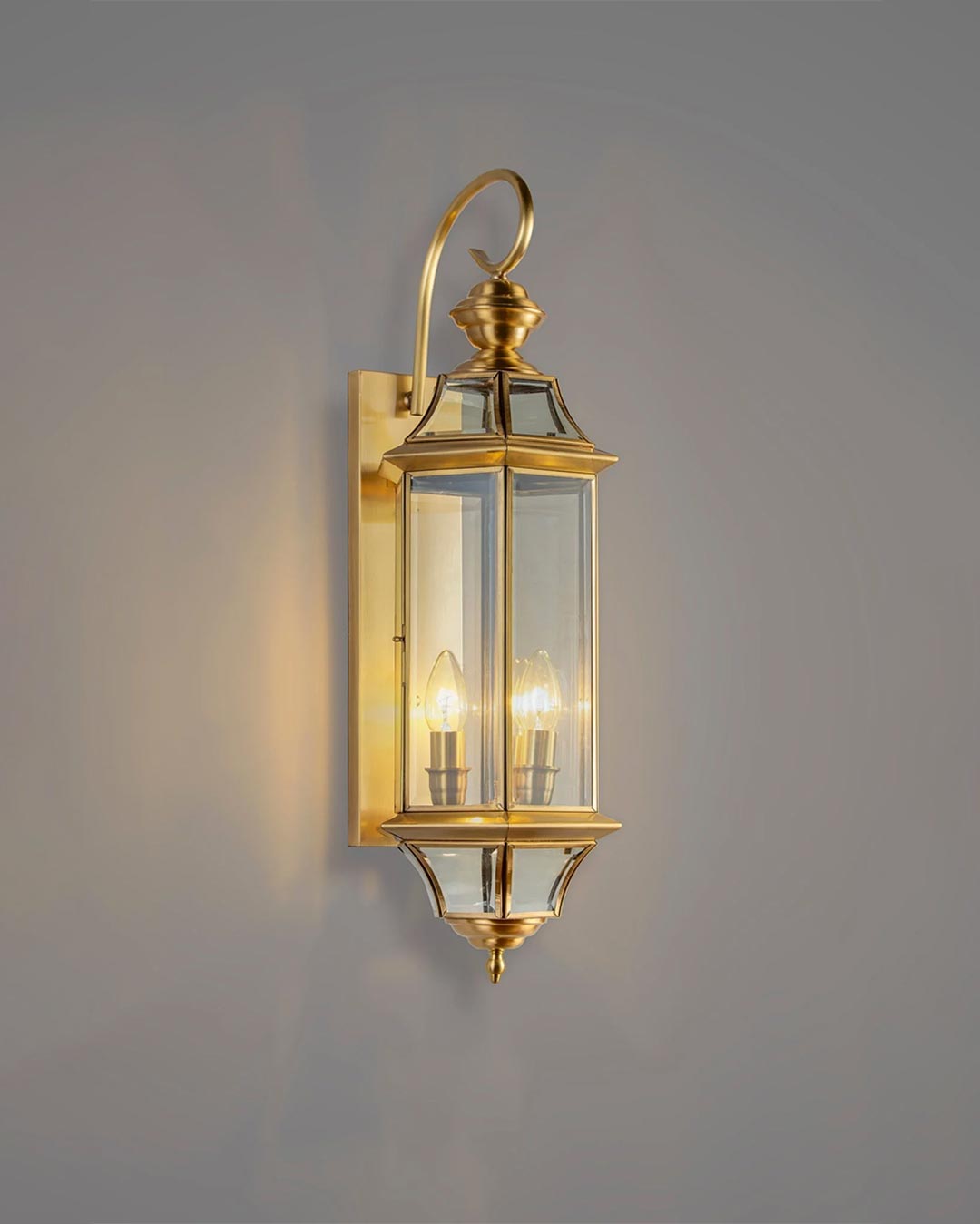 Vintage Retro Brass Wall Light - The Decor Kart