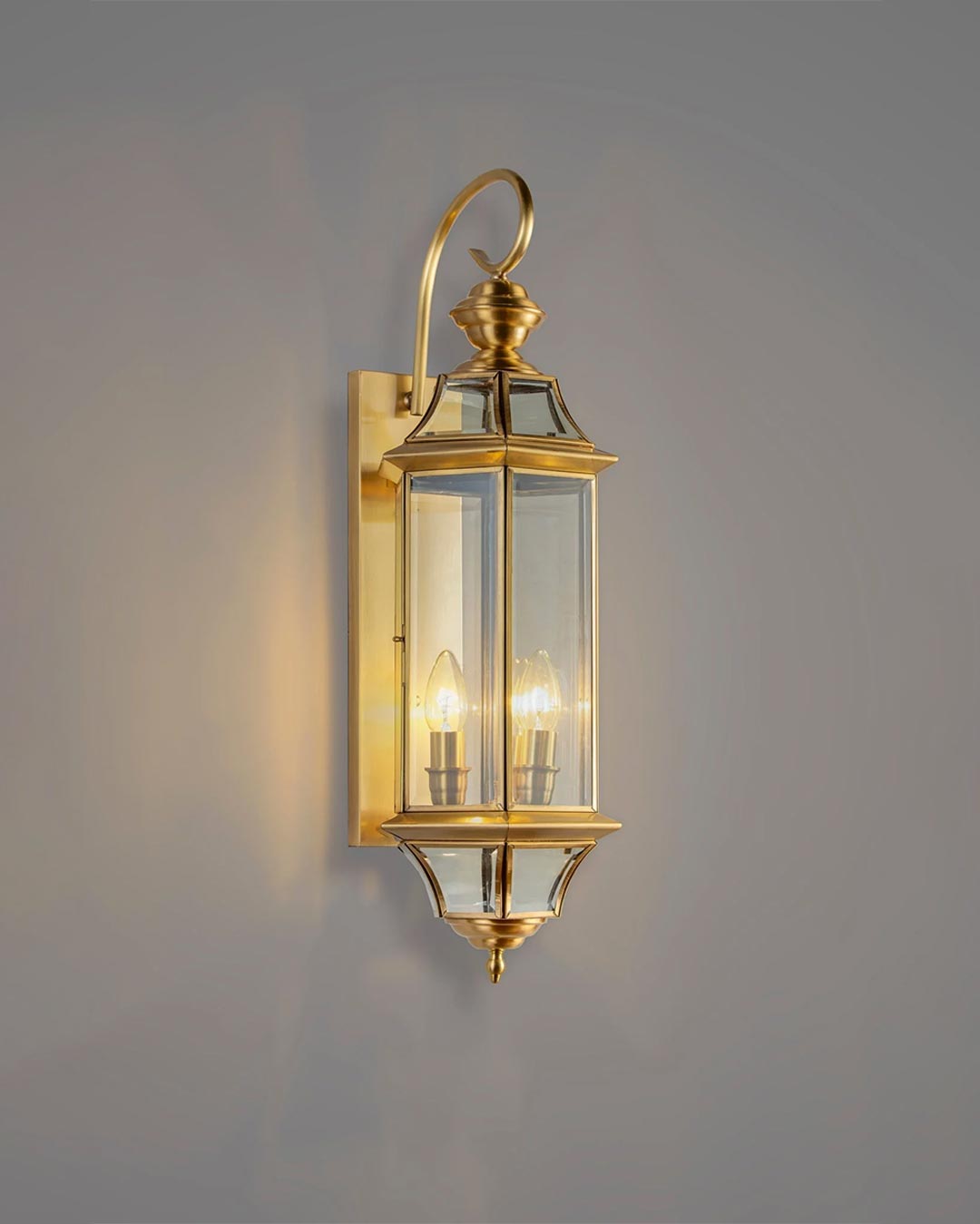 Vintage Retro Brass Wall Light