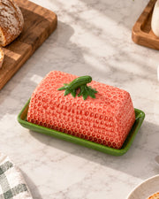 Berry Bliss Butter Dish - Pink