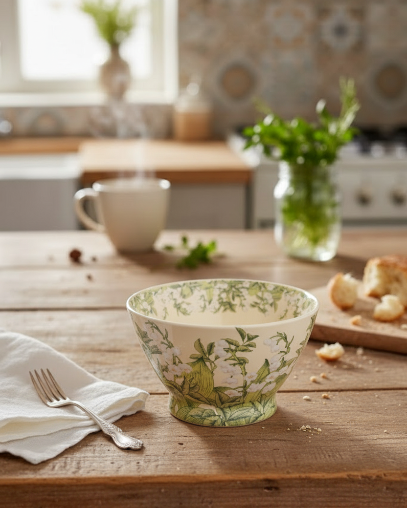 Botanic Charm Dessert Bowl 