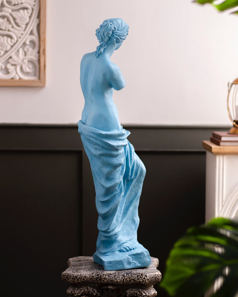 Venus de Milo Statue Azure Blue - Extra Large