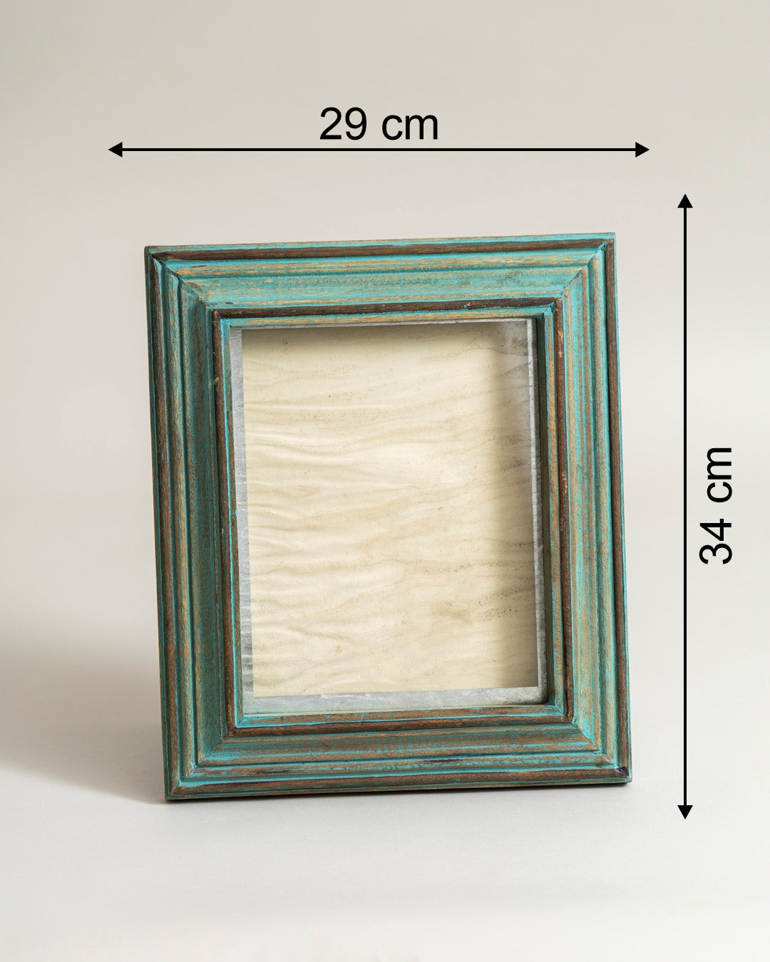 Turquoise Driftwood Photo Frame 