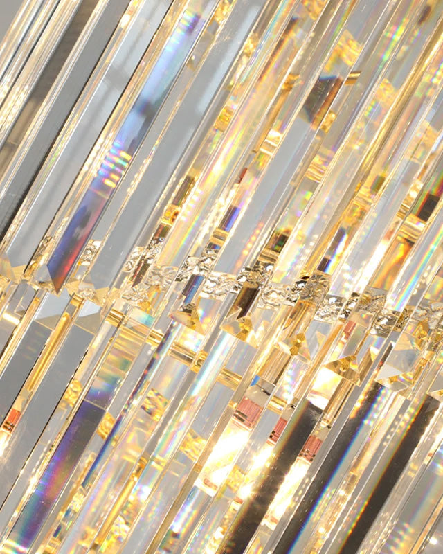 Contemporary Curved Crystal Chandelier - Large - The Decor Kart 