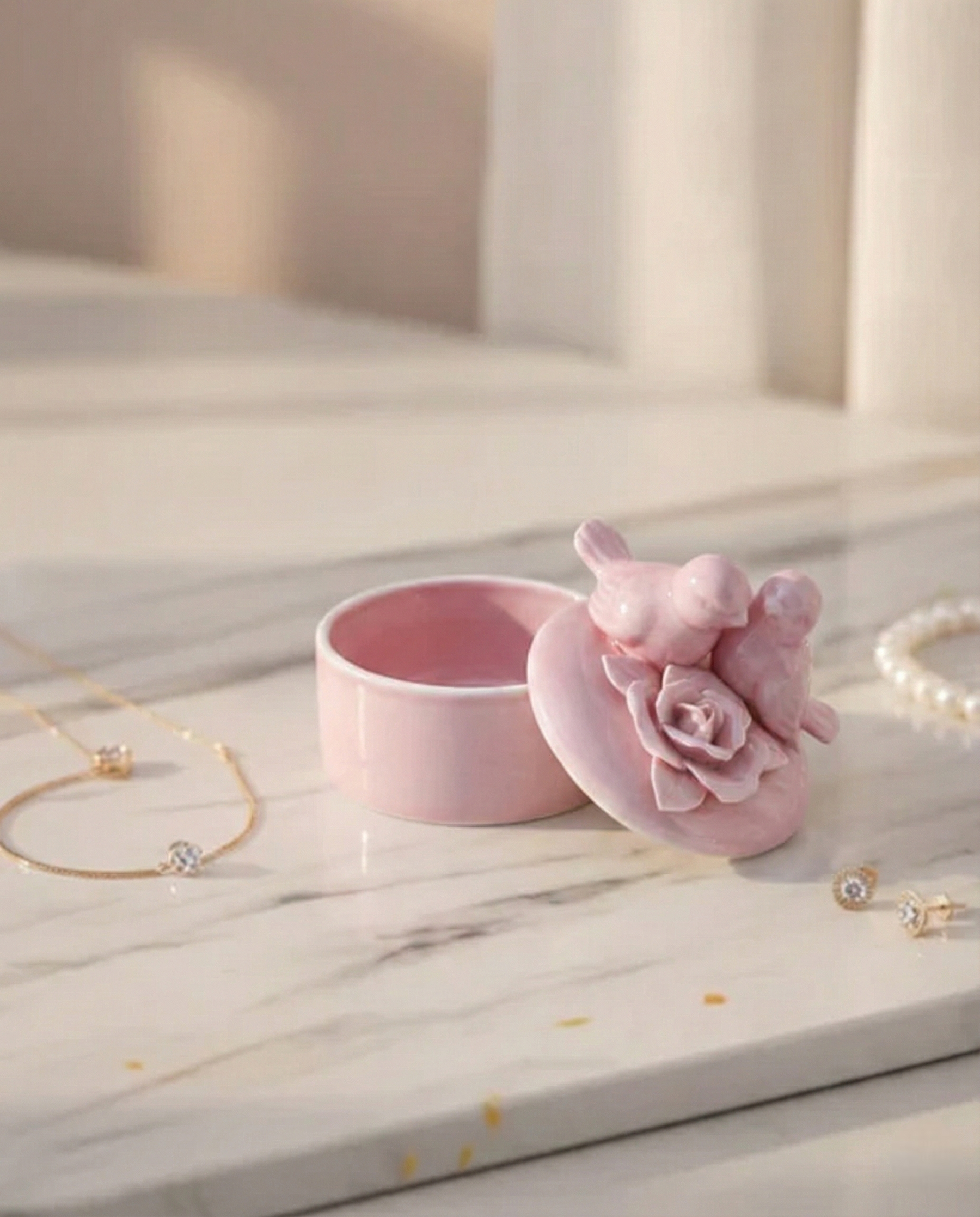 Bird Bliss Trinket Keeper - Set Of 2 