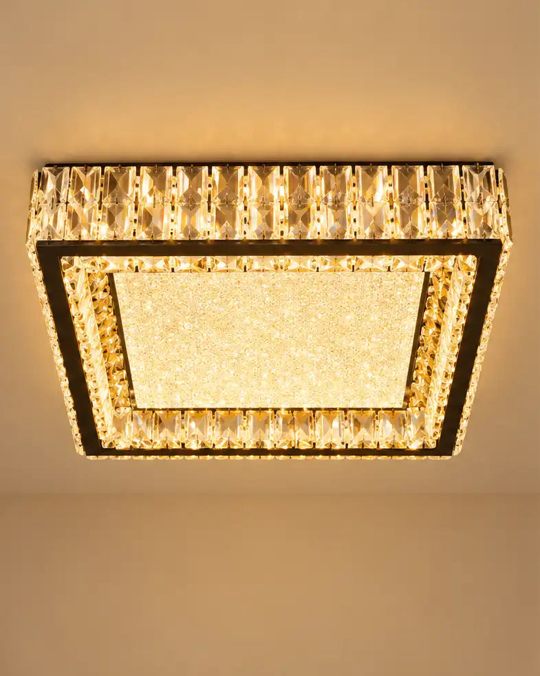 Prismora Square Crystal Chandelier