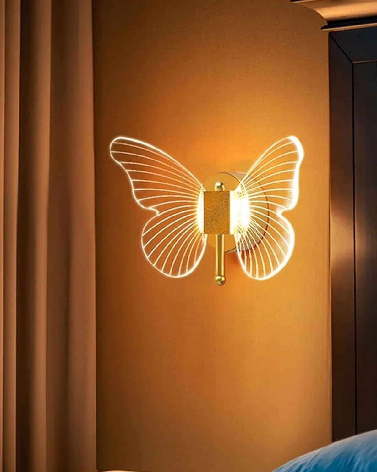Crystal Butterfly Wall Sconce - The Decor Kart