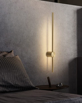 Led Gold Long Tube Wall Light - The Decor Kart 