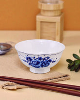 Royal Blue Blossom Bone China Katori 