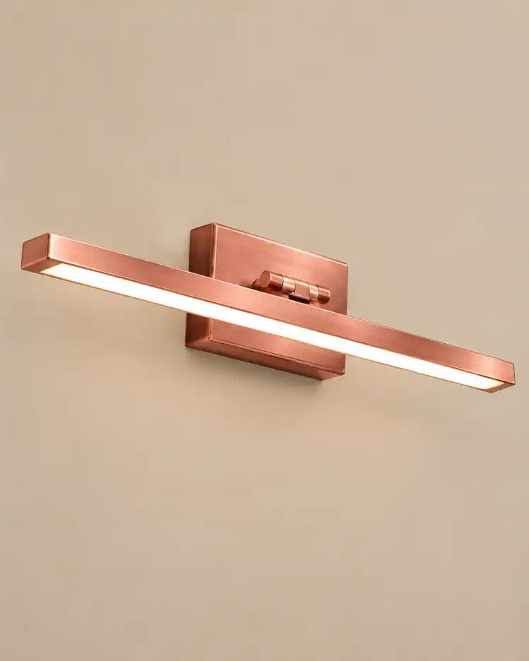 Rose Gold Linear LED Display Wall Light - 12 Watt