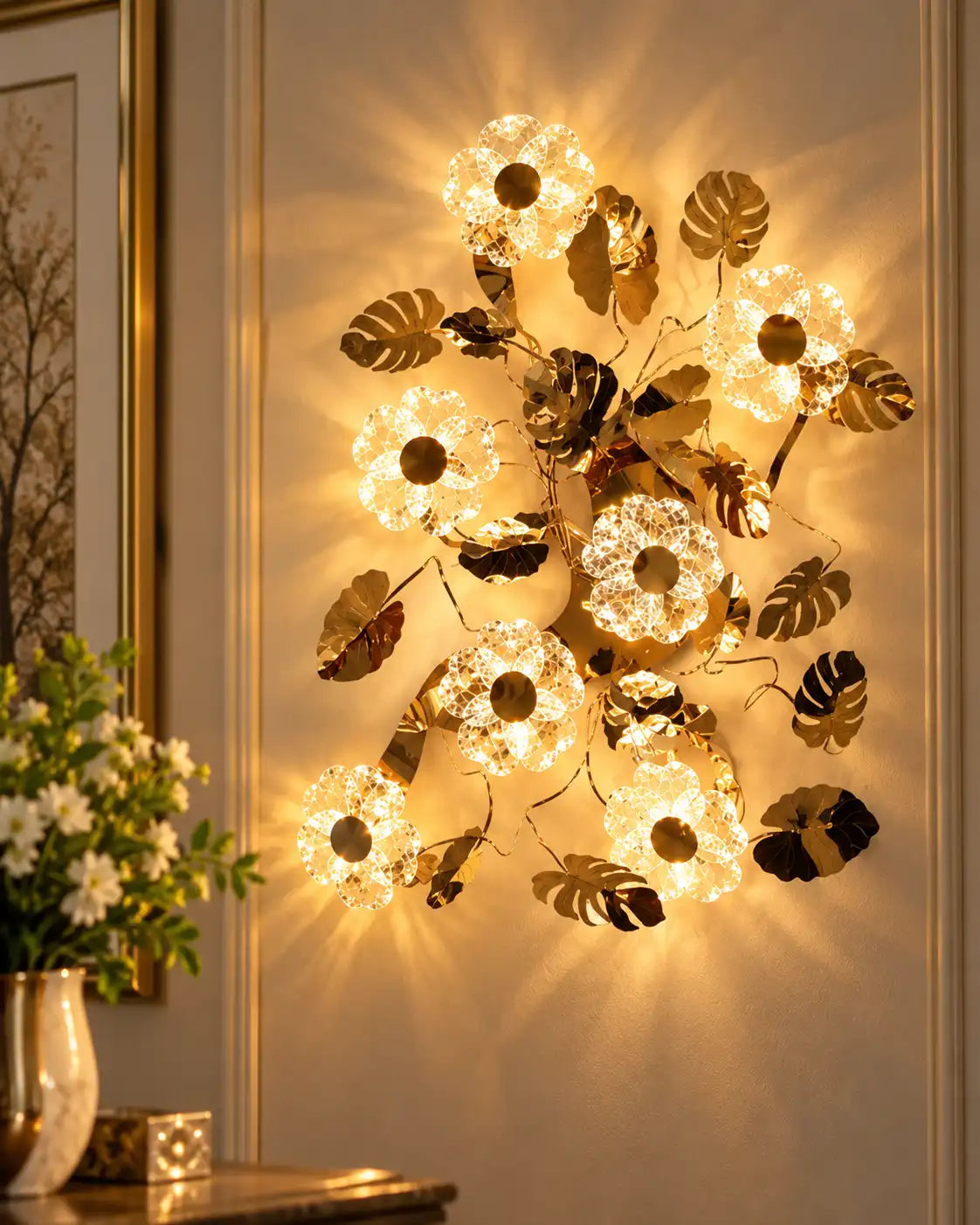 Floravelle Botanical Blossom Wall Light