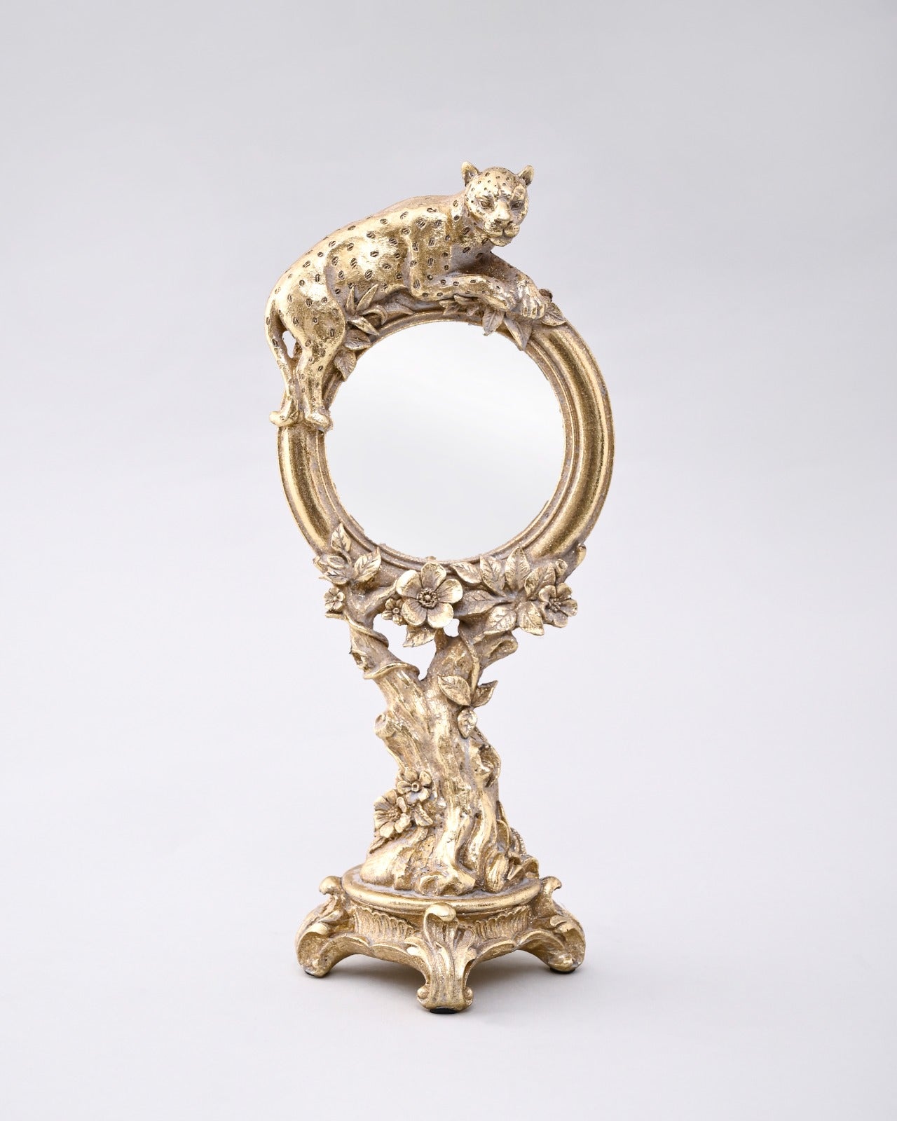Royal Panther Ovel Table Mirror 