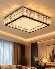 Prismora Square Crystal Chandelier