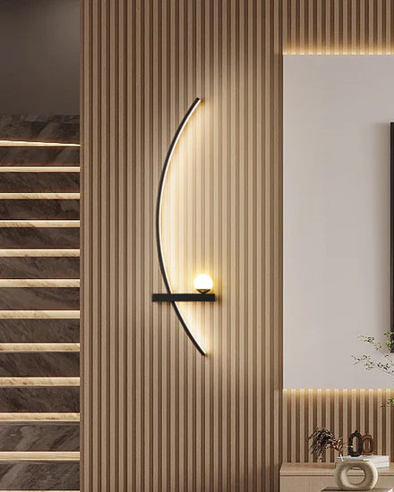 Curve Strip LED Wall Light - Right 