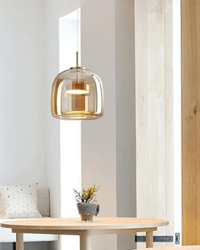 Valentino Ceiling Pendant Light - Amber - The Decor Kart 