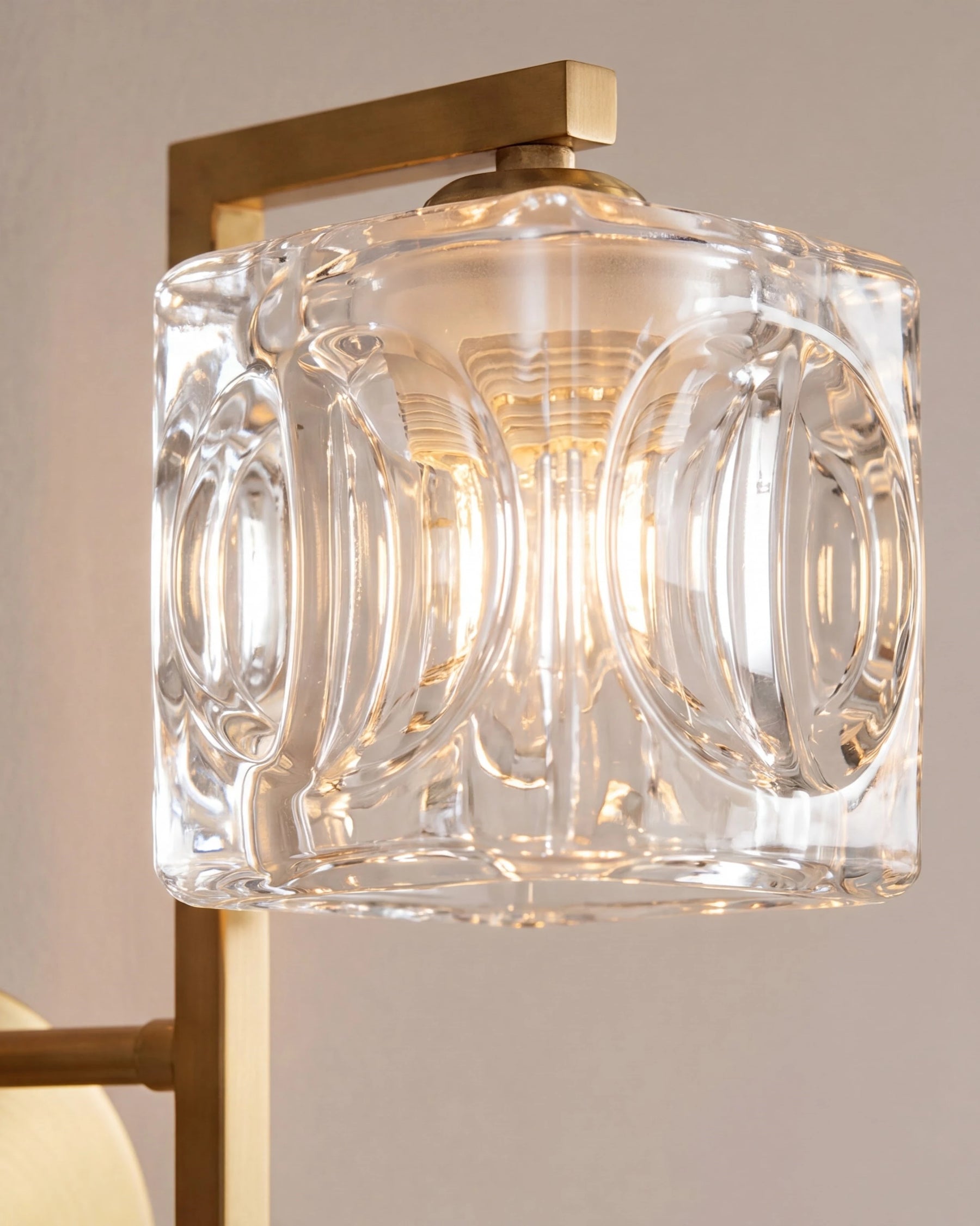 Crystal Cube LED Wall Sconce 