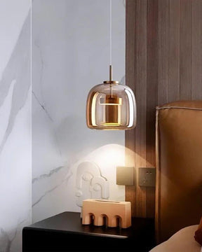 Valentino Ceiling Pendant Light - Amber - The Decor Kart 