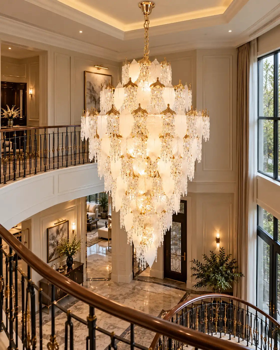 "Imperial Cascade" Crystal Chandelier