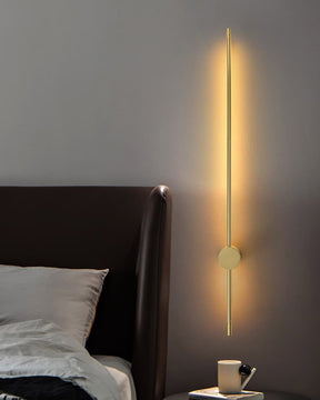 Led Gold Long Tube Wall Light - The Decor Kart 