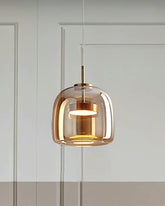 Valentino Ceiling Pendant Light - Amber - The Decor Kart 