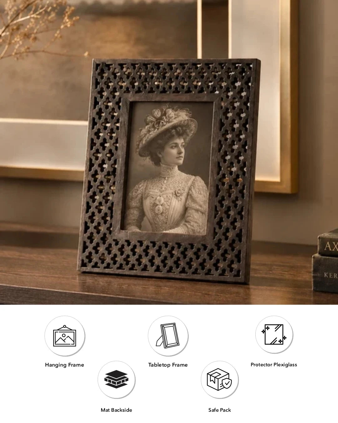 Moroccan Lattice Photo Frame 