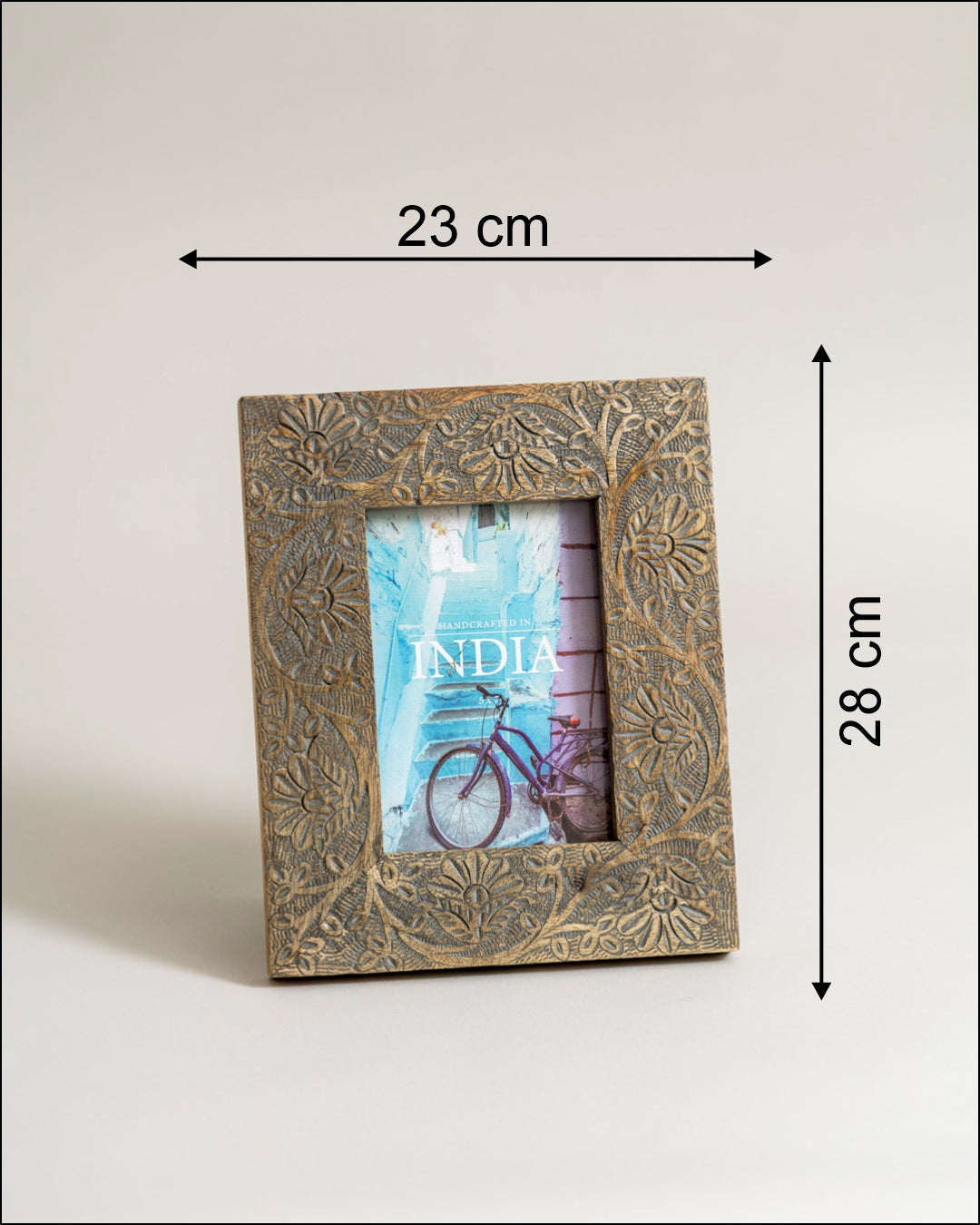 Meadow Bloom Carved Photo Frame 