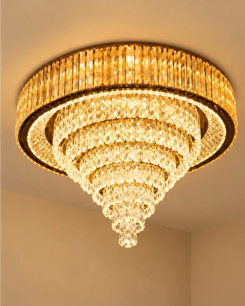 Vortex Cascade Tiered Chandelier
