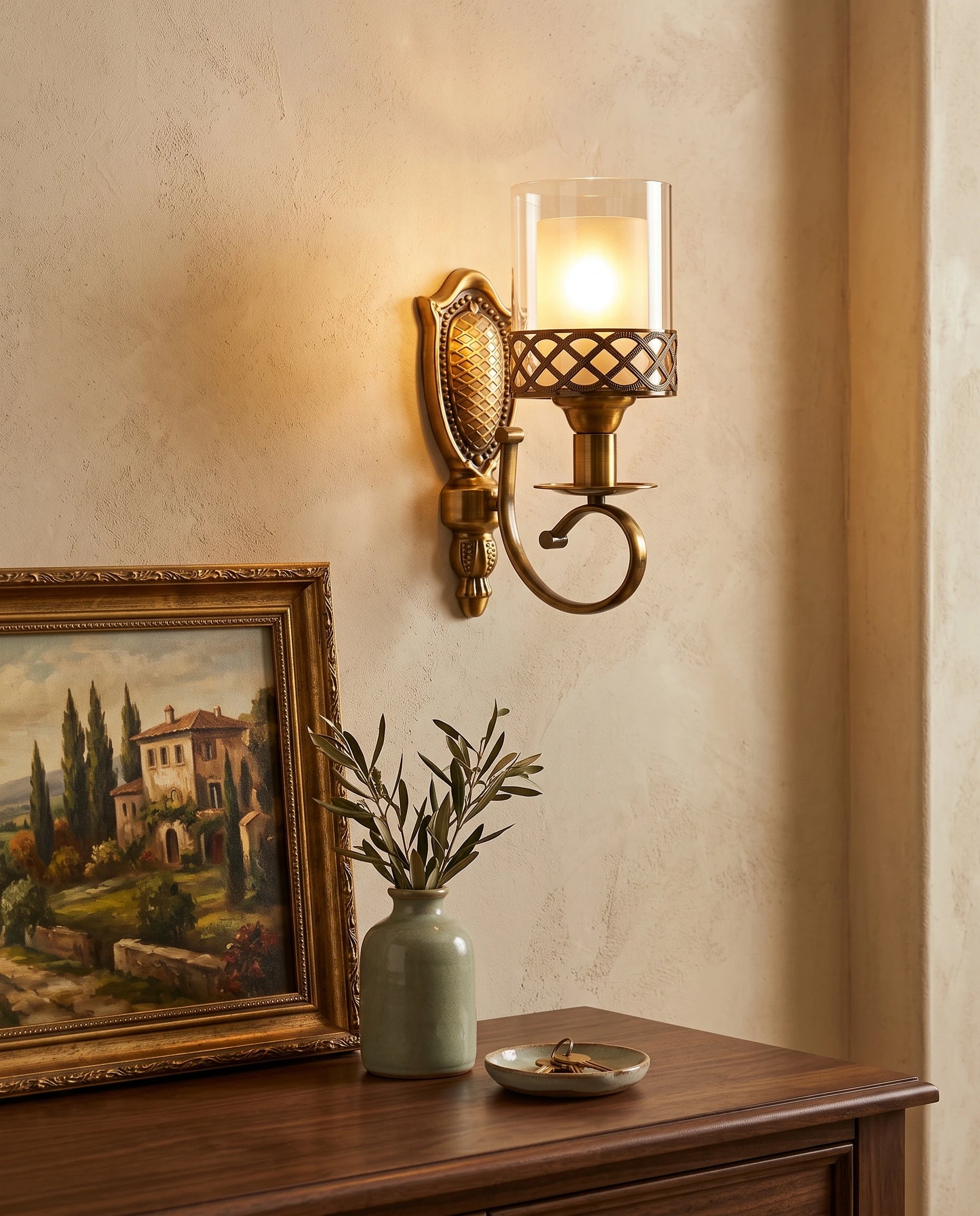 Lattice Cage Wall Light 