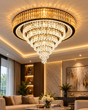 Vortex Cascade Tiered Chandelier