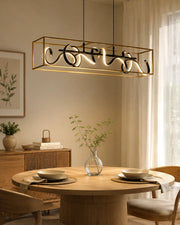 Arvello Ribbon Linear Chandelier