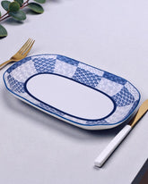 Midnight Mosaic Ceramic Platter 