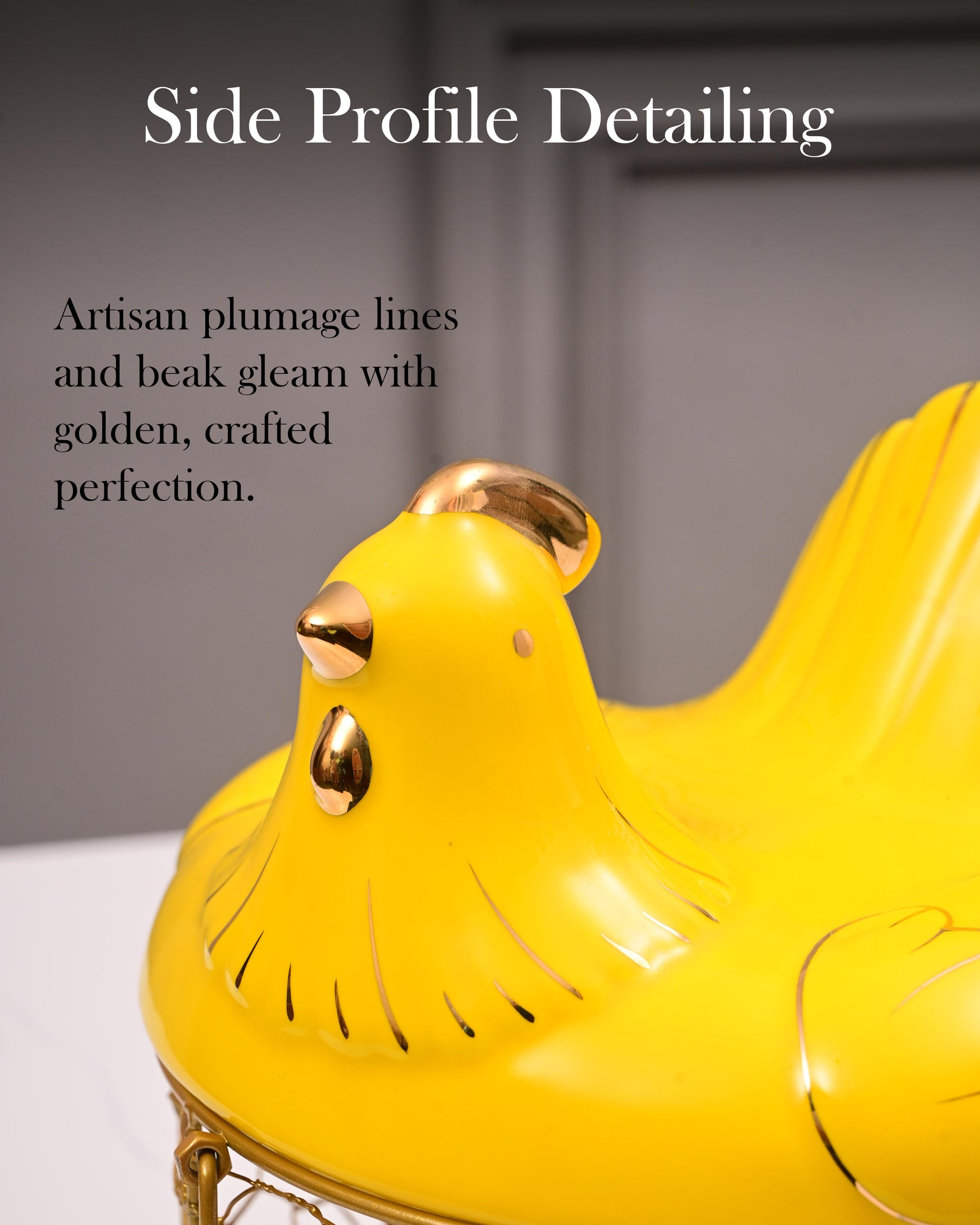 Rooster Egg Basket- Yellow 