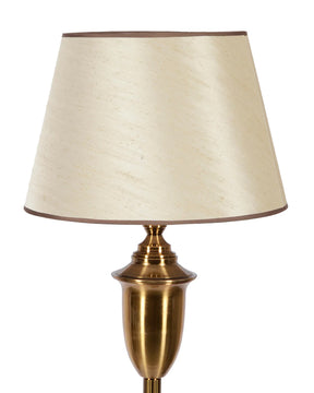 Mid-Century Gold Metal Floor Lamp - The Decor Kart 
