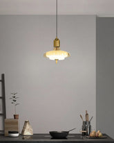 Amber Glass Hanging Pendants Lamp 