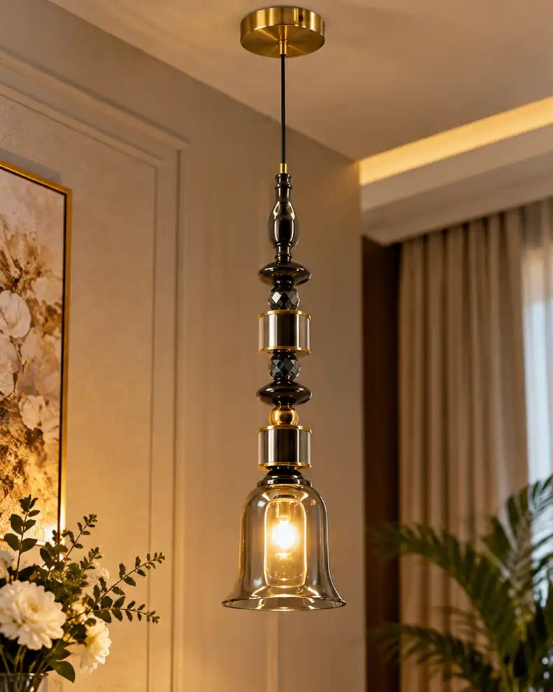 Veyron Eclipse Pendant Light - Smoke