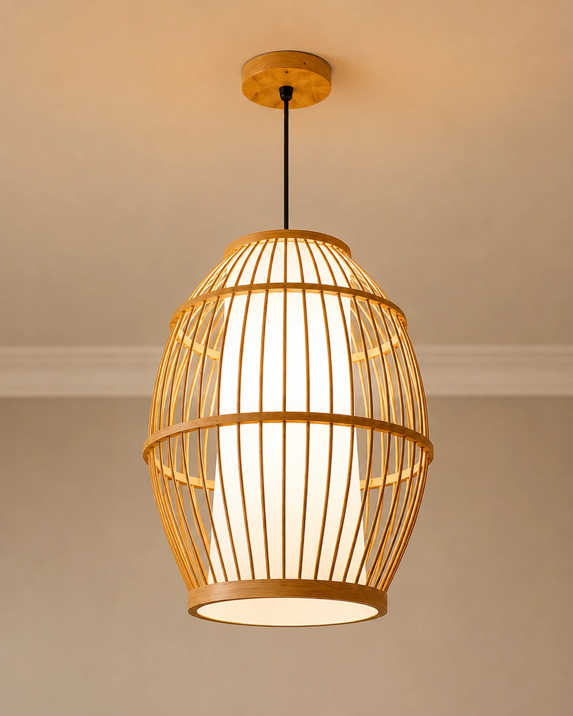 Woven Cage Pendant Light