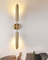 Auric Twin Blade Wall Light 