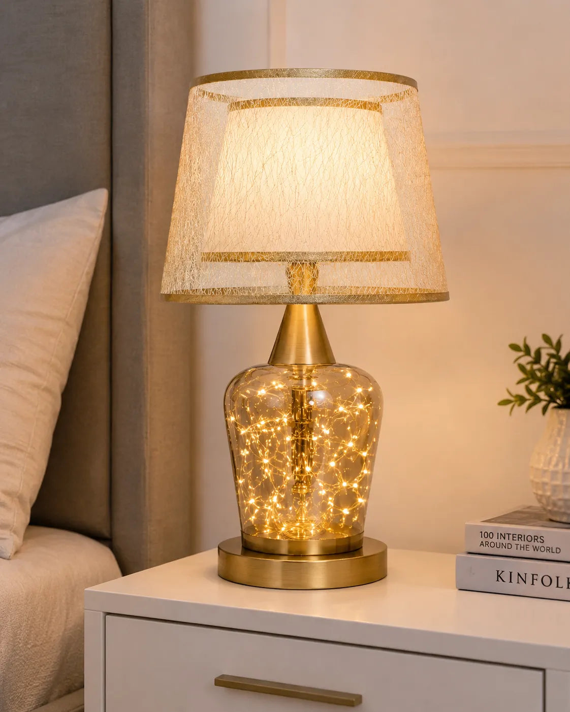 Gilded Starlight Dual-Lit Table Lamp