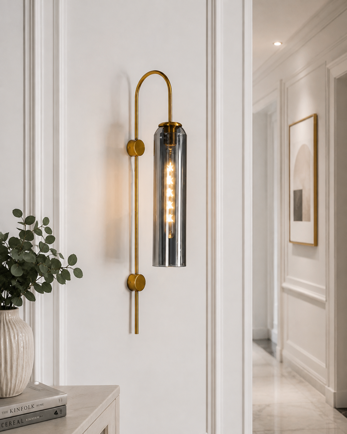 Ithaca Wall Sconce - Smoke