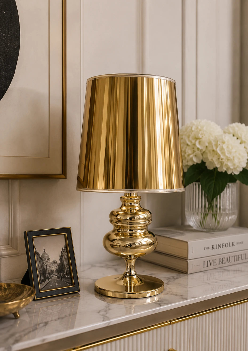 Imperial Glow Table Lamp - Gold 