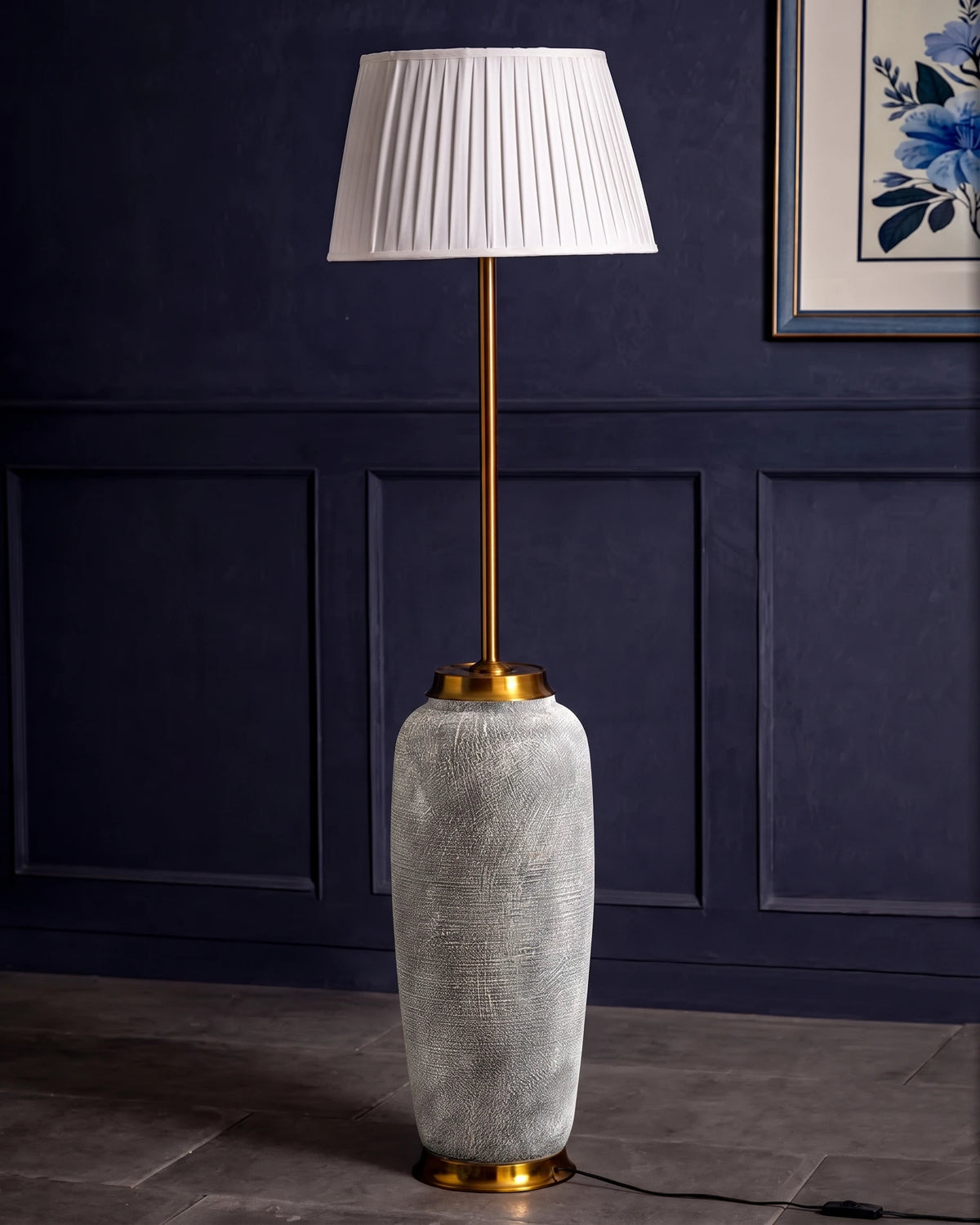 Vintage Ash Floor Lamp