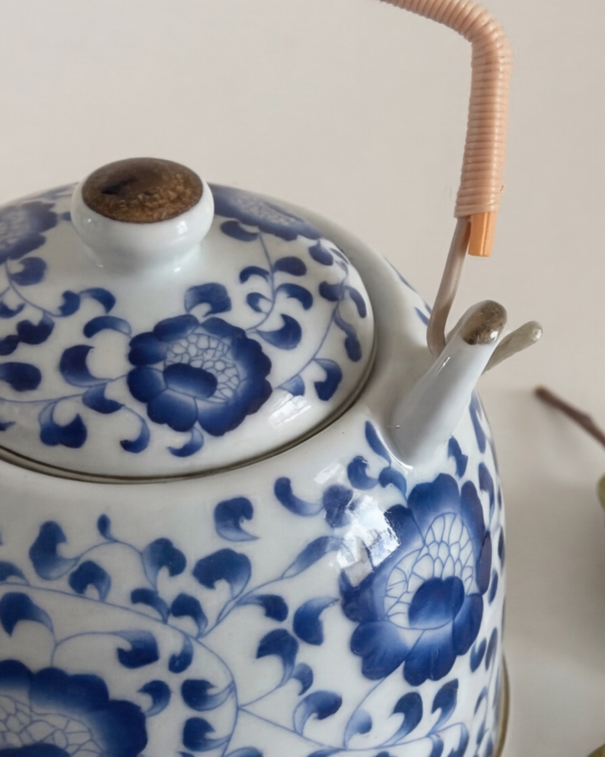 Imperial Blue Blossom Tea Kettle 