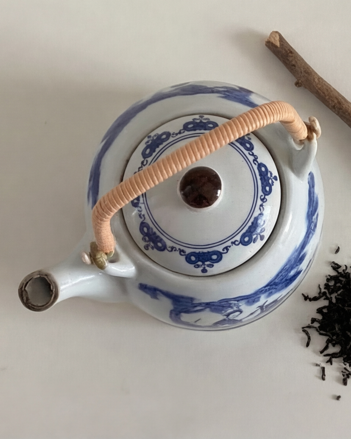 Oriental Landscape Tea Kettle 