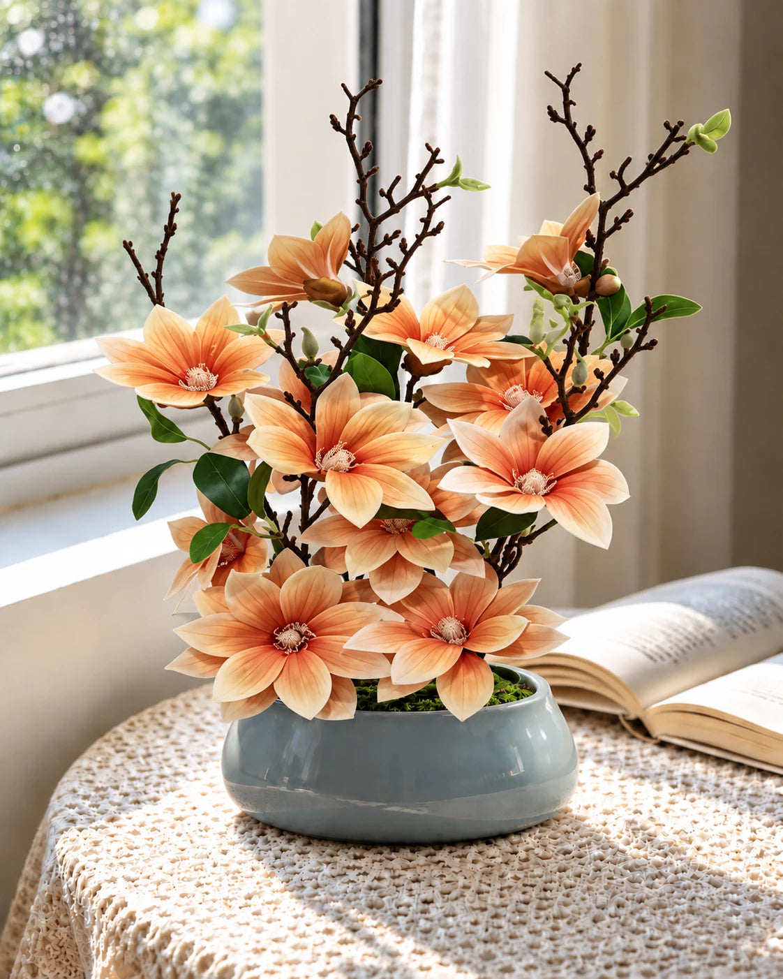 Magnolia Artificial Flower Arrangement