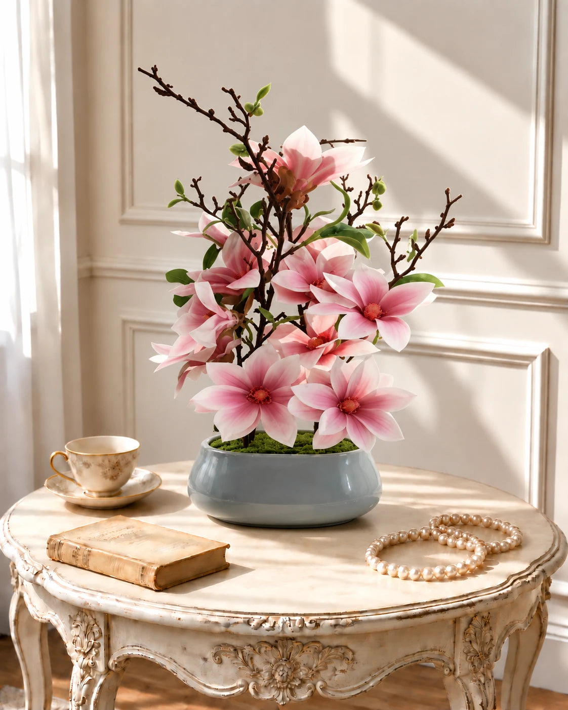 Magnolia Artificial Flower Arrangement
